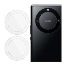 IMAK kameravédő üveg 2db (lekerekített szél, karcálló, 0.2 mm, 9H) ÁTLÁTSZÓ Honor Magic5 Lite 5G mobiltelefon kellék