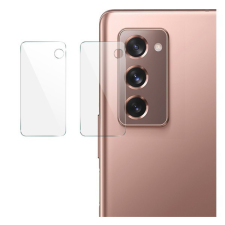 IMAK kameravédő üveg 2db (lekerekített szél, karcálló, 0.2 mm, 9H) ÁTLÁTSZÓ [Samsung Galaxy Z Fold2 5G (SM-F916)] mobiltelefon kellék