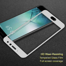 IMAK MEIZU Pro 7, IMAK üvegfólia, 9H, Full cover, Fehér mobiltelefon kellék