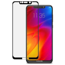 IMAK MOTOROLA One Power (P30 Note), IMAK üvegfólia, 9H, Full cover, Fekete mobiltelefon kellék