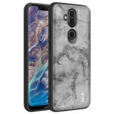 IMAK NOKIA 7.1 Plus, X7, 8.1, IMAK Fantasy műanyag mobiltok, SZÜRKE tok és táska