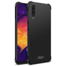 IMAK SAMSUNG Galaxy A30s, A50, A50s, IMAK Silky szilikon mobiltok, MATT FEKETE tok és táska
