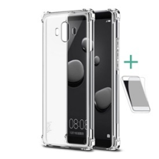 IMAK szilikon telefonvédő (közepesen ütésálló, légpárnás sarok + képernyővédő fólia) ÁTLÁTSZÓ | GP-78467 tok és táska