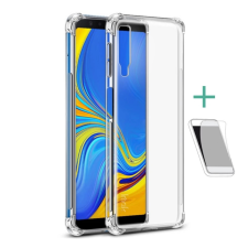 IMAK szilikon telefonvédő (ütésállóság, légpárnás sarok + képernyővédő fólia) ÁTLÁTSZÓ tok és táska