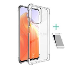 IMAK szilikon telefonvédő (ütésállóság, légpárnás sarok + képernyővédő fólia) ÁTLÁTSZÓ (GP-111004) tok és táska