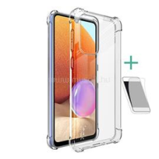 IMAK szilikon telefonvédő (ütésállóság, légpárnás sarok + képernyővédő fólia) ÁTLÁTSZÓ (GP-111940) tok és táska