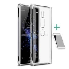 IMAK szilikon telefonvédő (ütésállóság, légpárnás sarok + képernyővédő fólia) ÁTLÁTSZÓ (GP-81385) tok és táska