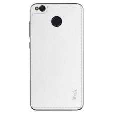IMAK Xiaomi Redmi 4X, IMAK BelleArti hátlapvédő bőrbevonatú fólia, FEHÉR laptop kellék