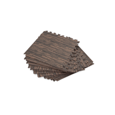 Imitált fa hatású medence alatti habszivacs szőnyeg 12 db 50x50 cm BESTWAY medence kiegészítő