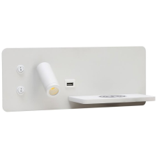 Immax LED Be PREPARE 4in1 Fali spotlámpa, QI töltővel, USB, fehér, jobbos változat világítás