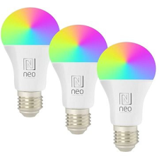 Immax NEO Smart szett 3x LED izzó E27 11W RGB+CCT színes és fehér, dimmelhető, Zigbee izzó