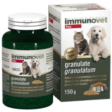 Immunovet Pets Granulátum Természetes Immunerősítő 150 g vitamin, táplálékkiegészítő kutyáknak