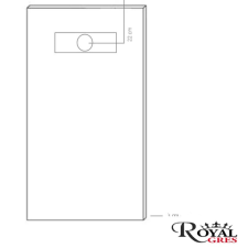  Imp  Prémium Antracit   100 X 120 Kompozit zuhanytálca Kompozit zuhanytálca kád, zuhanykabin