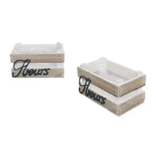 Impex 5999054140273 FLEURS Mini virágláda 22x12,5x10,5/11,5 cm kerti dekoráció