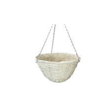 Impex KASPÓ FÜGGŐ FEHÉR KEREK 17-03 D38XH20CM/38CM 1DB kerti dekoráció