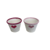 Impex PAPÍRKASPÓ EGYSZÍNŰ SZÍV D13 9-13/FEHÉR D13XH11,5CM 1DB