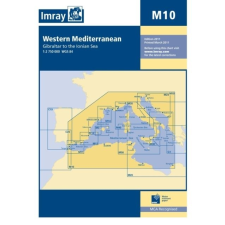 Imray,Laurie,Norie &amp; Wilson Ltd Imray Chart M10 : Western Mediterranean - Gibraltar to the Ionian Sea térkép