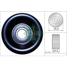 INA Feszítőgörgő, hosszbordás szíj INA 531 0827 10 kormányvezérlő és kiegészítői