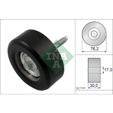 INA Szíjtárcsa/vezetőgörgő, hosszbordás szíj INA 532 0651 10 kormányvezérlő és kiegészítői