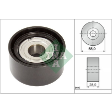 INA Szíjtárcsa/vezetőgörgő, hosszbordás szíj INA 532 0853 10 kormányvezérlő és kiegészítői