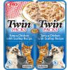  Inaba Cat Ciao Twin Packs zselés macskaeledel - tonhal, csirke, fésűkagyló 3 x (4 x 14 g)