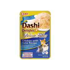 Inaba Cat Dashi Delights Delicate Flakes Csirke és tonhal 40g macskaeledel