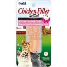  INABA Cat Grilled Chicken Fillet - rákos lében 3 x 25 g jutalomfalat macskáknak