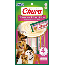 Inaba Dog Churu Püré - csirke, lazac 4 x14 g jutalomfalat kutyáknak