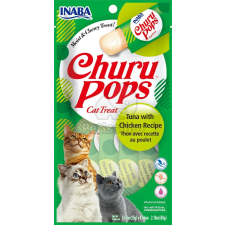 Inaba INABA Cat Churu Pops - tonhal csirkével 4 x 15 g jutalomfalat macskáknak