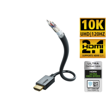 Inakustik 00324610 Star II HDMI 2.1 - HDMI 2.1 Kábel (1m) kábel és adapter