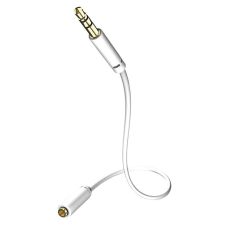 Inakustik Inakustik 00310505 audio kábel 5 M 3.5mm Fehér kábel és adapter