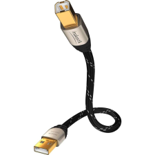 Inakustik Inakustik 00670001 USB kábel 1 M USB 2.0 USB A USB B Fekete kábel és adapter