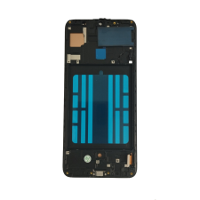 Incell Samsung Galaxy A70 LCD + érintőpanel kerettel, fekete, SM-A705, Incell mobiltelefon, tablet alkatrész