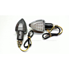  Index LED-es karbon 15 led-es RV-03-11-19 motorkerékpár irányjelző