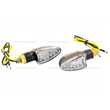 Index LED-es karbon nyíl motorkerékpár irányjelző