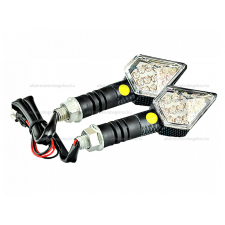  Index LED-es karbon ROMB RV-03-11-09 motorkerékpár irányjelző