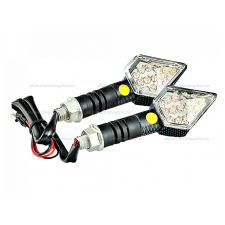 Index LED-es karbon ROMB RV-03-11-09 motorkerékpár irányjelző