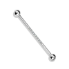  Industrial piercing, kősorral (ezüst szín, crystal kővel)