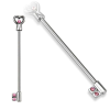  Industrial piercing, kulcs mintával (ezüst szín, pink kő)