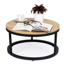  Indusztriális stílusú loft kávézó asztal 60 cm bútor