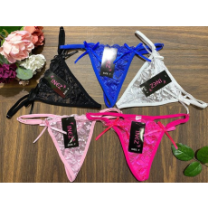 Inez szexi csipkes állitható pántos tanga Q016