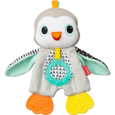 Infantino Cuddly Teether Penguin plüss játék rágókával 1 db készségfejlesztő