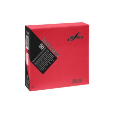 Infibra Szalvéta 33x33cm piros 2 réteg 50 lap/csomag asztalterítő és szalvéta