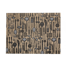 Infibra tányéralátét Brunch Villásreggeli mintás 30x40cm 250 darab/csomag konyhai eszköz