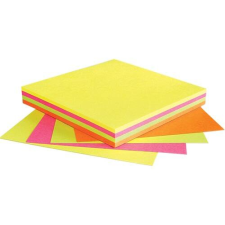 Info Notes Öntapadós jegyzettömb Info Notes 75x75 mm 100 lapos élénk vegyes színek jegyzettömb
