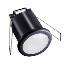  Infra mozgásérzékelő, mennyezetbe süllyeszthető (ø50 mm), fekete kültéri világítás