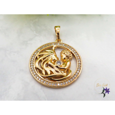  Ingrid gold anitallergén medál anya gyermekével 18K medál