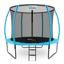  INLEA ULTIMATE Jump Trambulin belső védőhálóval 305 cm - világoskék trambulin szett