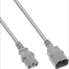Inline 16502A tápkábel Szürke 2 M C13 csatlakozó C14 csatlakozó (16502A) kábel és adapter