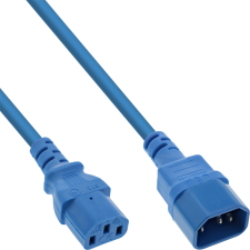 Inline 16504B tápkábel Kék 1,5 M C13 csatlakozó C14 csatlakozó (16504B) kábel és adapter